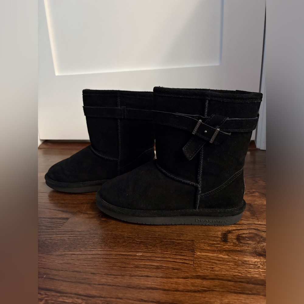 BearPaw Black Low Boots